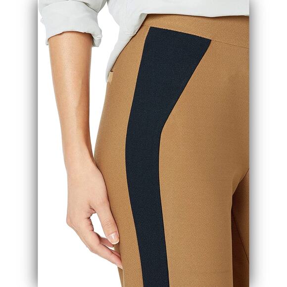 Lyssé Claudia Crepe Jogger Pants Side Stripe Black NWT Women's Size Small - Picture 2 of 12